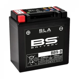 Мотоаккумулятор BS Battery SLA 9 А·ч, 120 А (YB9-B) BB9-B (FA) AKB4529