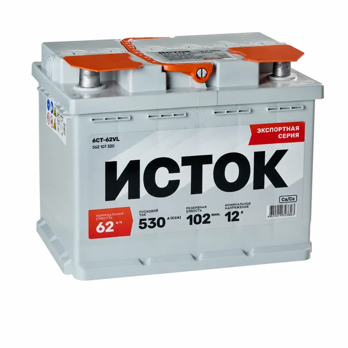 Аккумулятор Исток 6СТ-60VL3, 510 А AKB4542