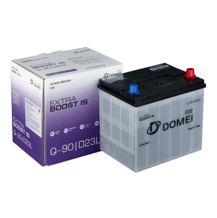 Аккумулятор DOMEI Extra BOOST IS Q-90/D23L, 63 А·ч, 560 А AKB3605