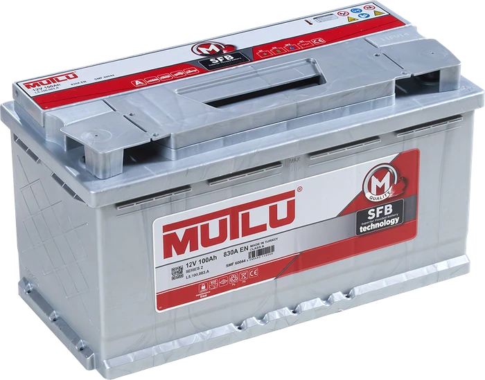 Аккумулятор Mutlu SFB M2 6СТ-100.0, 830 А AKB2805