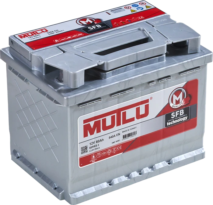 Аккумулятор Mutlu SFB M2 6СТ-60.0, 510 А AKB2825