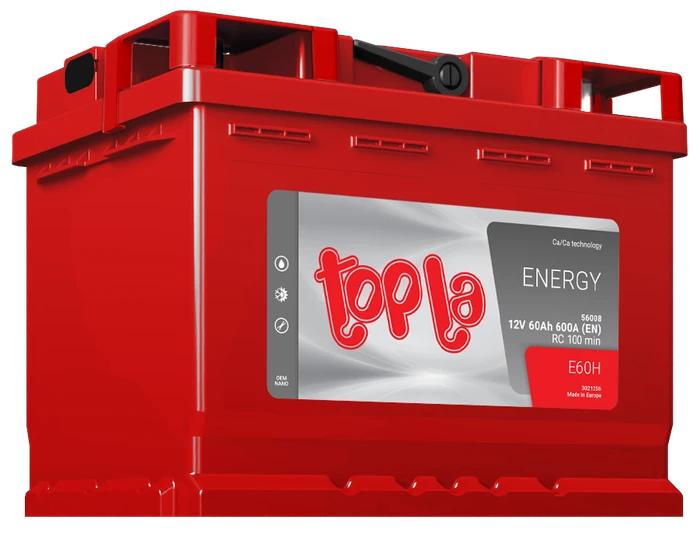 Аккумулятор Topla Energy 6СТ-60.0, 600 А AKB4510