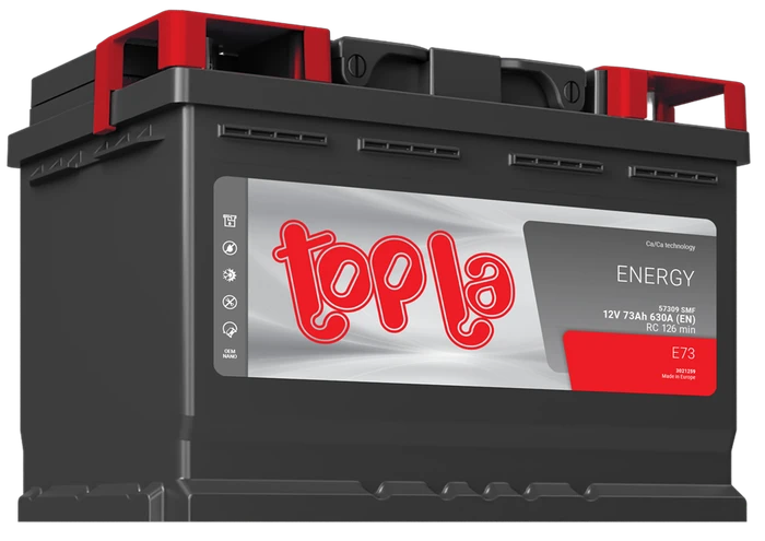 Аккумулятор Topla Energy 6СТ-73.0 (57309) низкий, 630 А AKB4513