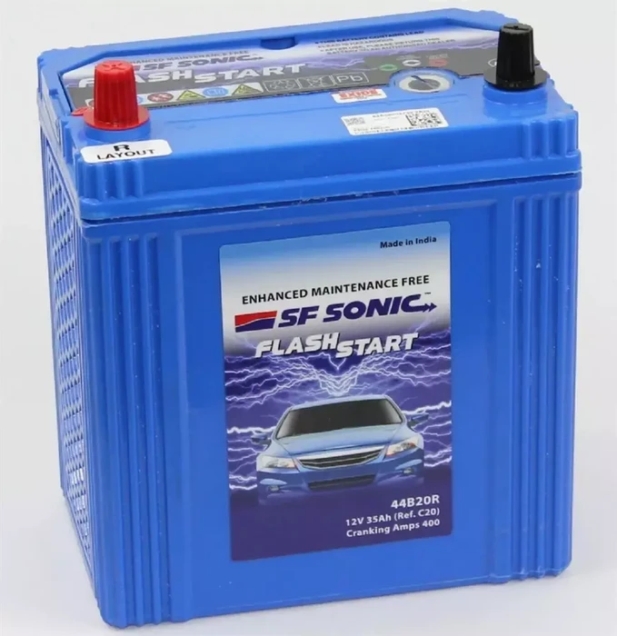 Аккумулятор SF SONIC 6СТ-35.1 (44B20R) тонкие клеммы, 400 А AKB4247