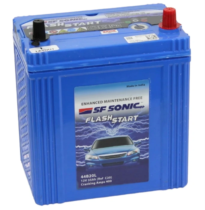 Аккумулятор SF SONIC 6СТ-35.0 (44B20L) тонкие клеммы, 400 А AKB6146