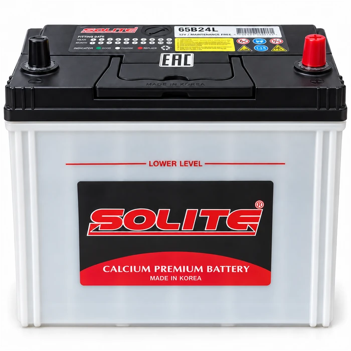 Аккумулятор SOLITE CMF 6СТ-50.0 (65B24L) тонкие клеммы, 470 А AKB2883