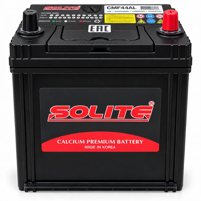 Аккумулятор Solite CMF 44B19L 44.0 бортик, 370 А AKB4468