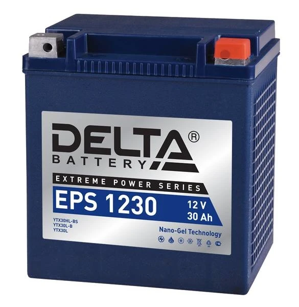 Мотоаккумулятор DELTA EPS 1230, 30 А·ч AKB3820