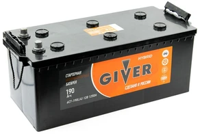 Аккумулятор GIVER 6СТ-190 рос.конус, 1250 А AKB4134