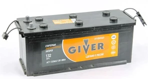 {{photo.Alt || photo.Description || 'Аккумулятор GIVER HYBRID 6СТ-132 евро.конус, 880 А'}}