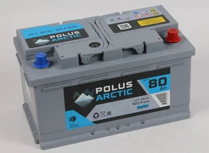 Аккумулятор POLUS ARCTIC 6СТ-80.0 низкий, 760 А AKB4222