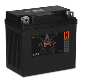 {{photo.Alt || photo.Description || 'Мотоаккумулятор DELTA N1207 NA+ 61Втч, 7 А·ч, 144 А'}}