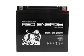 Мотоаккумулятор RED ENERGY RS 12201, 20 А·ч, 270 А AKB3812