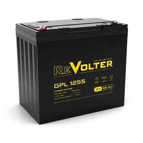 Аккумулятор REVOLTER GPL 1255, 55 А·ч, 12 В AKB3758