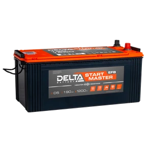 Аккумулятор DELTA START MASTER EFB TRUCK 6СТ-190 евро.конус, 1200 А AKB4073