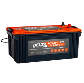 Аккумулятор DELTA START MASTER EFB TRUCK 6СТ-225 евро.конус, 1350 А AKB4077