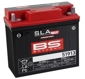 Мотоаккумулятор BS Battery 22 А·ч OE BMW GEL12-19, 250 А AKB4523