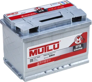 Аккумулятор Mutlu SFB M3 6СТ-75.0, 720 А AKB2833