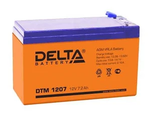 Аккумулятор DELTA DTM 1207, 7 А·ч, 12 В AKB3637