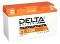 Мотоаккумулятор DELTA CT1208, 8 А·ч, 110 А AKB3778